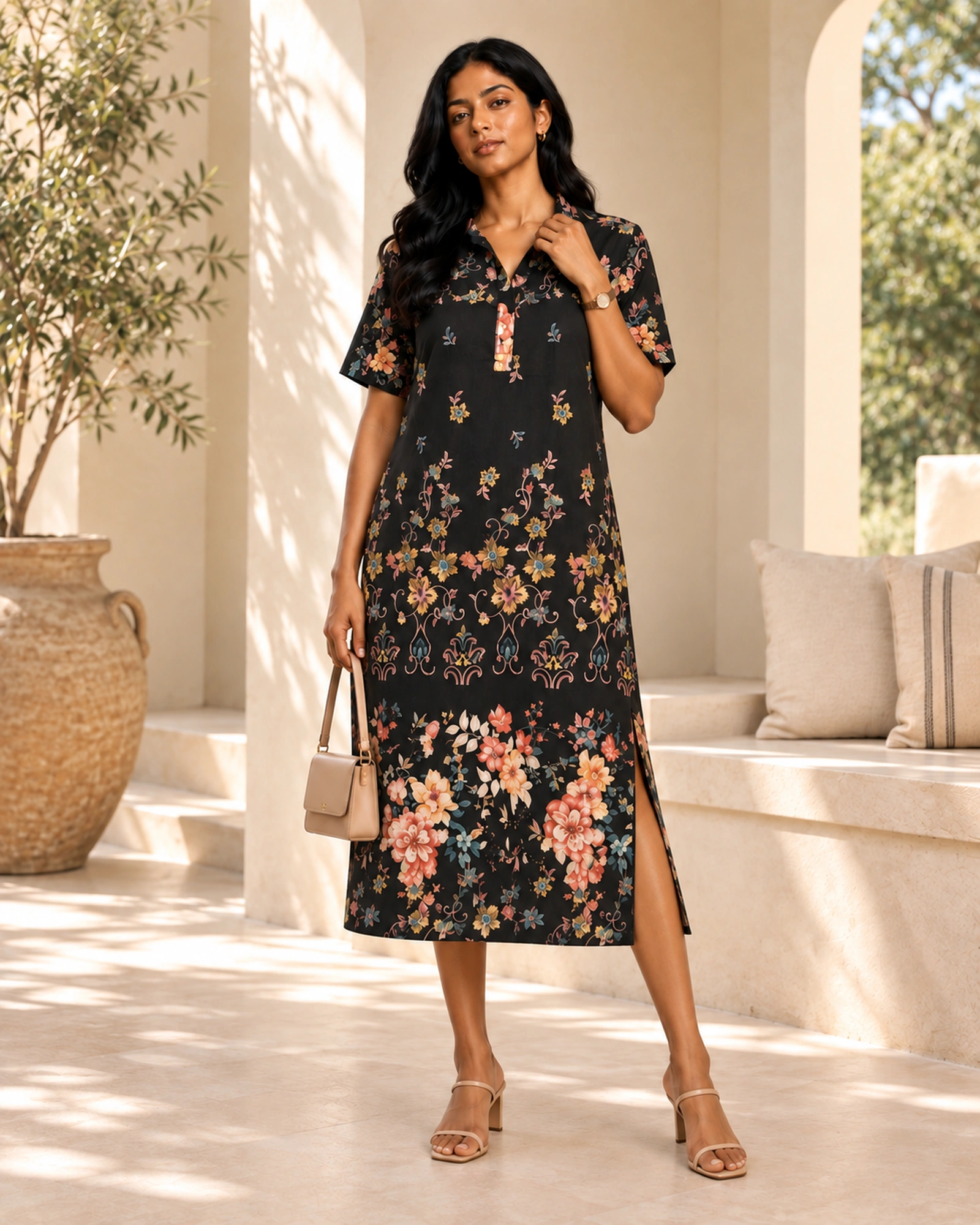 Kelly Dress Embroidery Floral Designed - Image 2